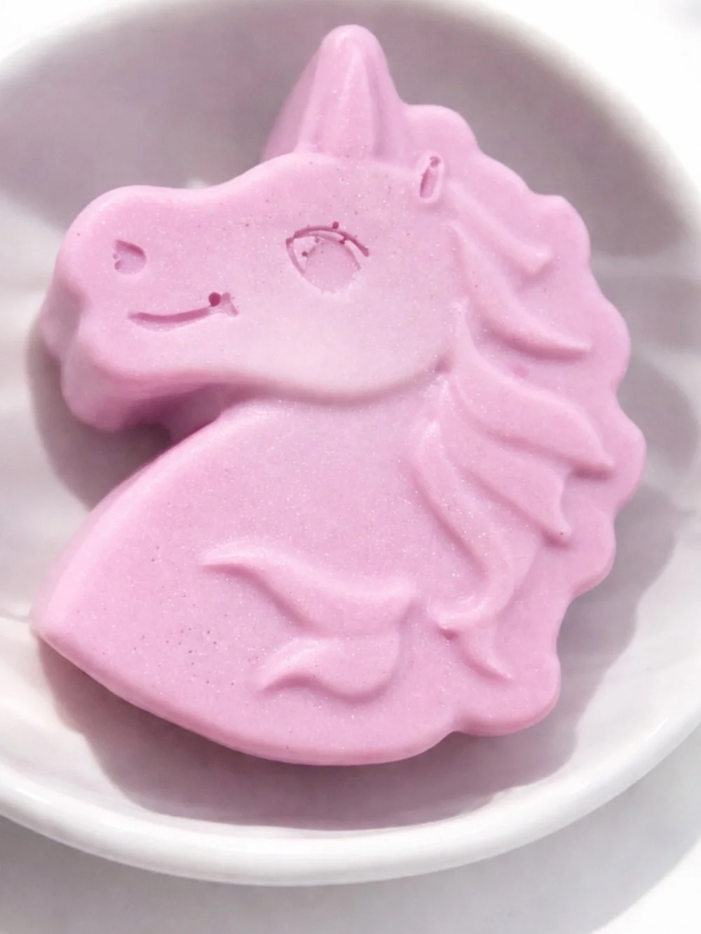 Cucumber watermelon soap handmade Purple Unicorn 3x2in 6oz shea butter